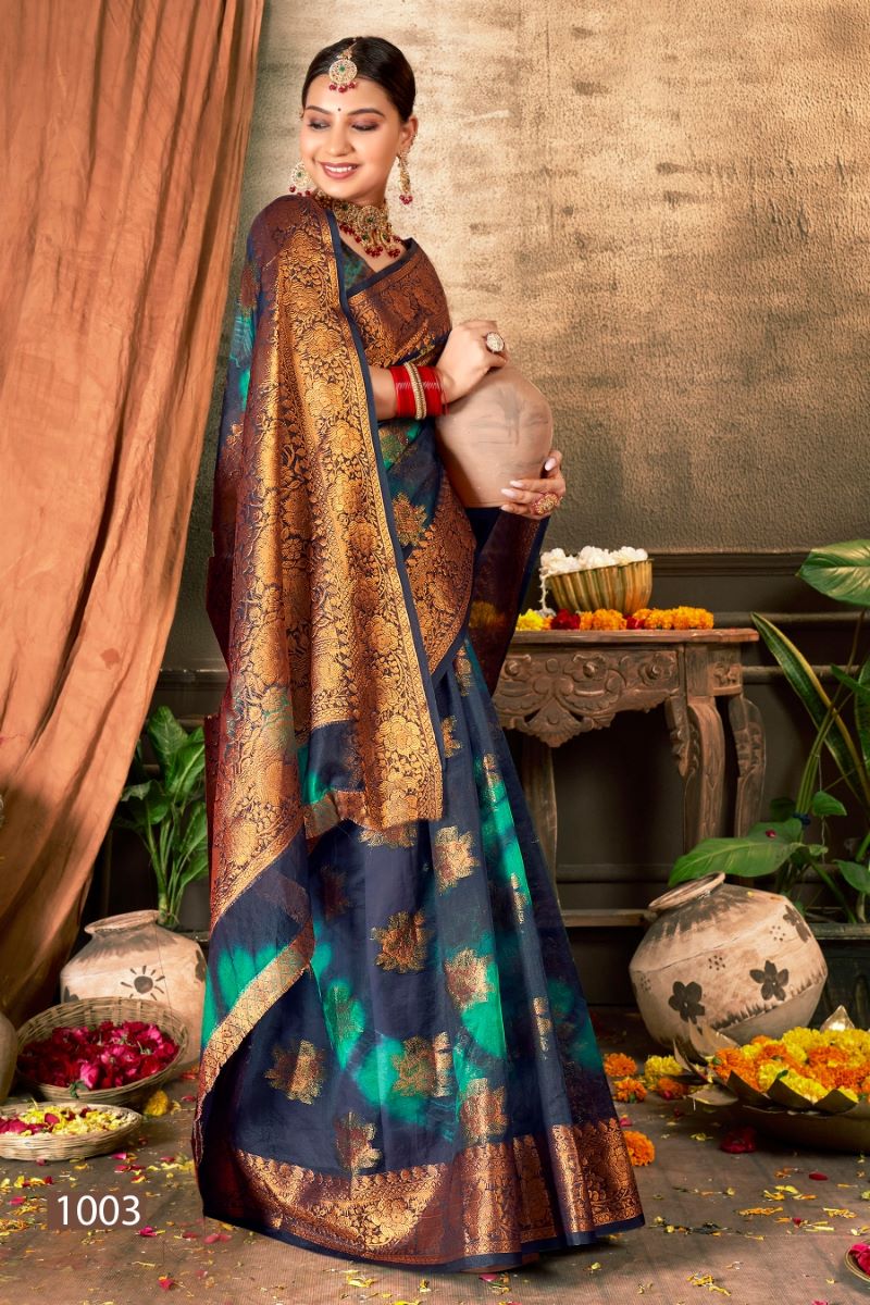 Saroj Kashish Soft Khadi Organza Saree Catalog